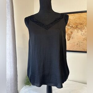 Naked Zebra lace trimmed camisole